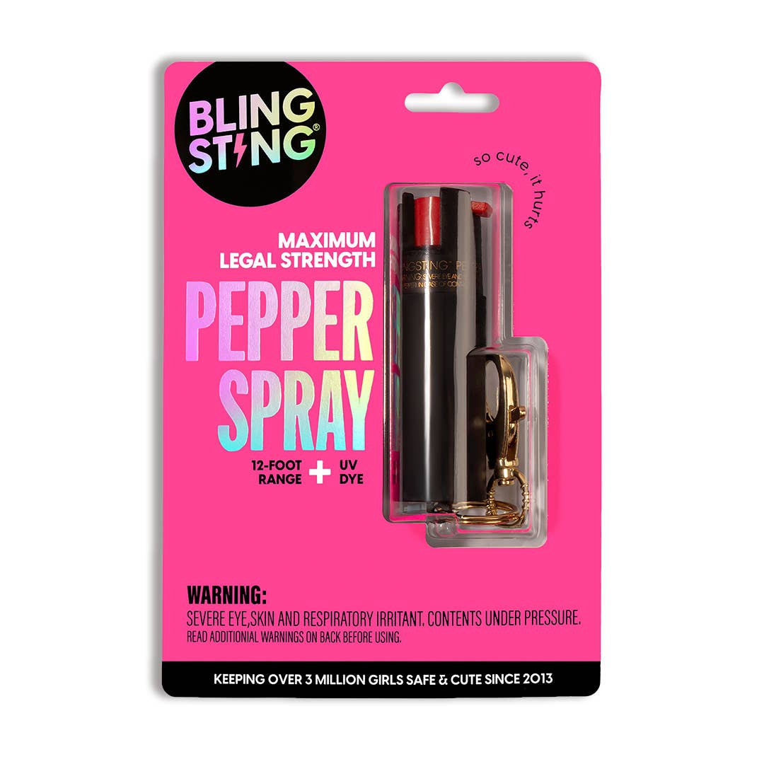 Pepper Spray in Black Soft Touch