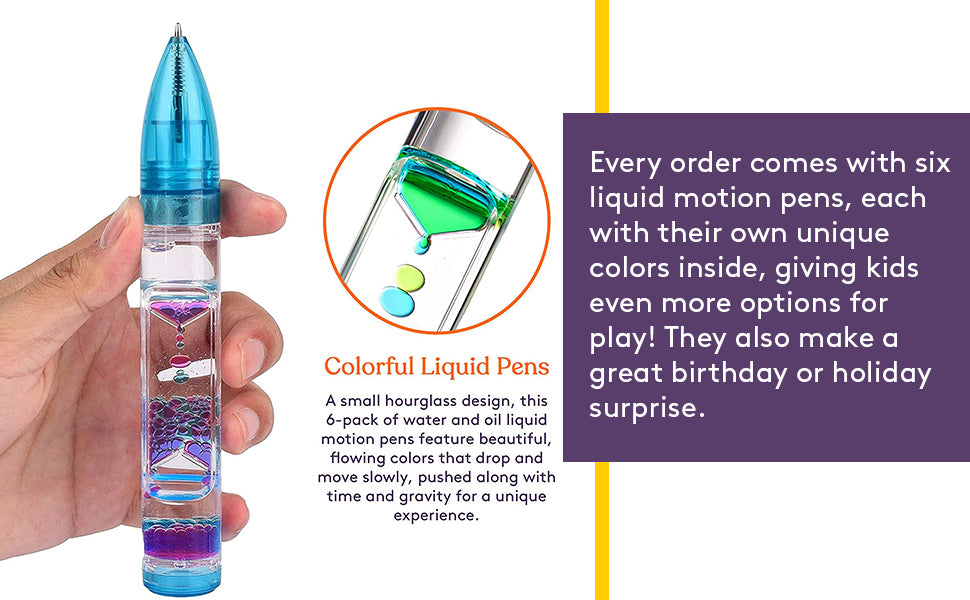 Motion Drop Bubbling Pens