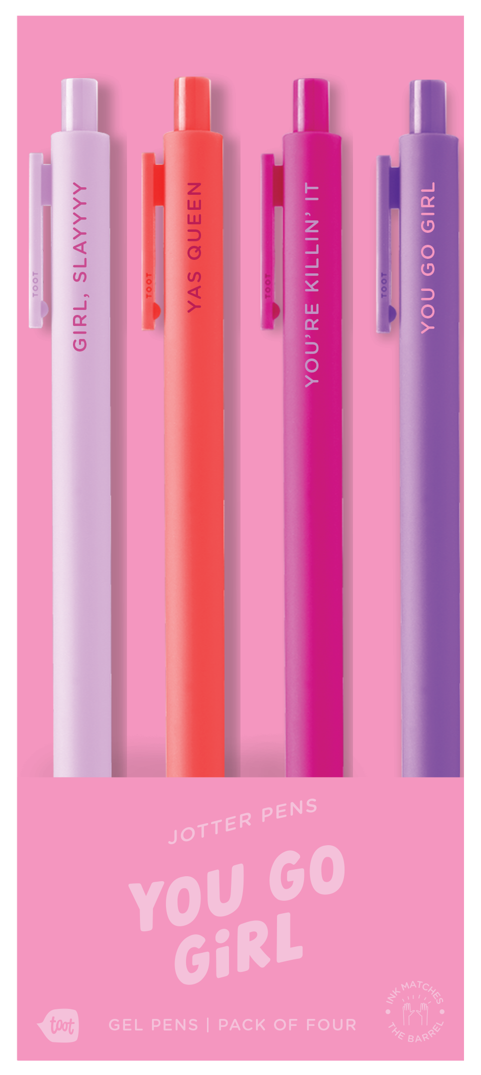 Jotter Sets 4 Pack: You Go Girl