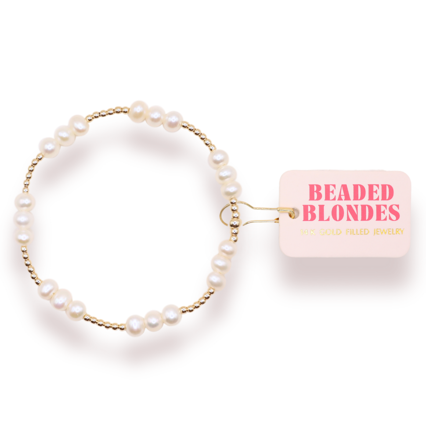 ILY Coastal Pearl Bracelet in Gold: Standard 6.75 inch