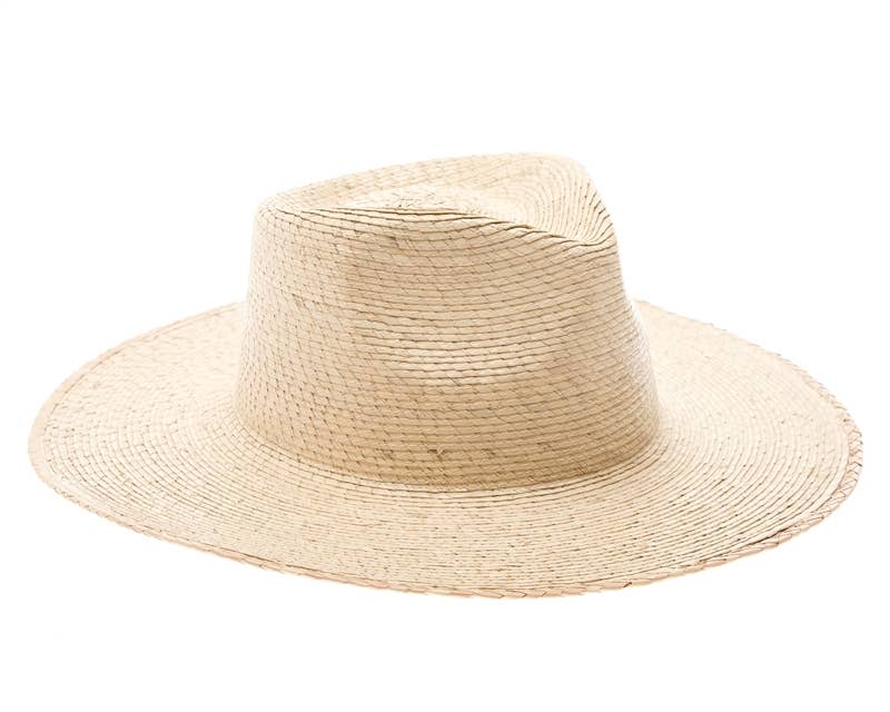 Palm Leaf Straw Rancher Hat