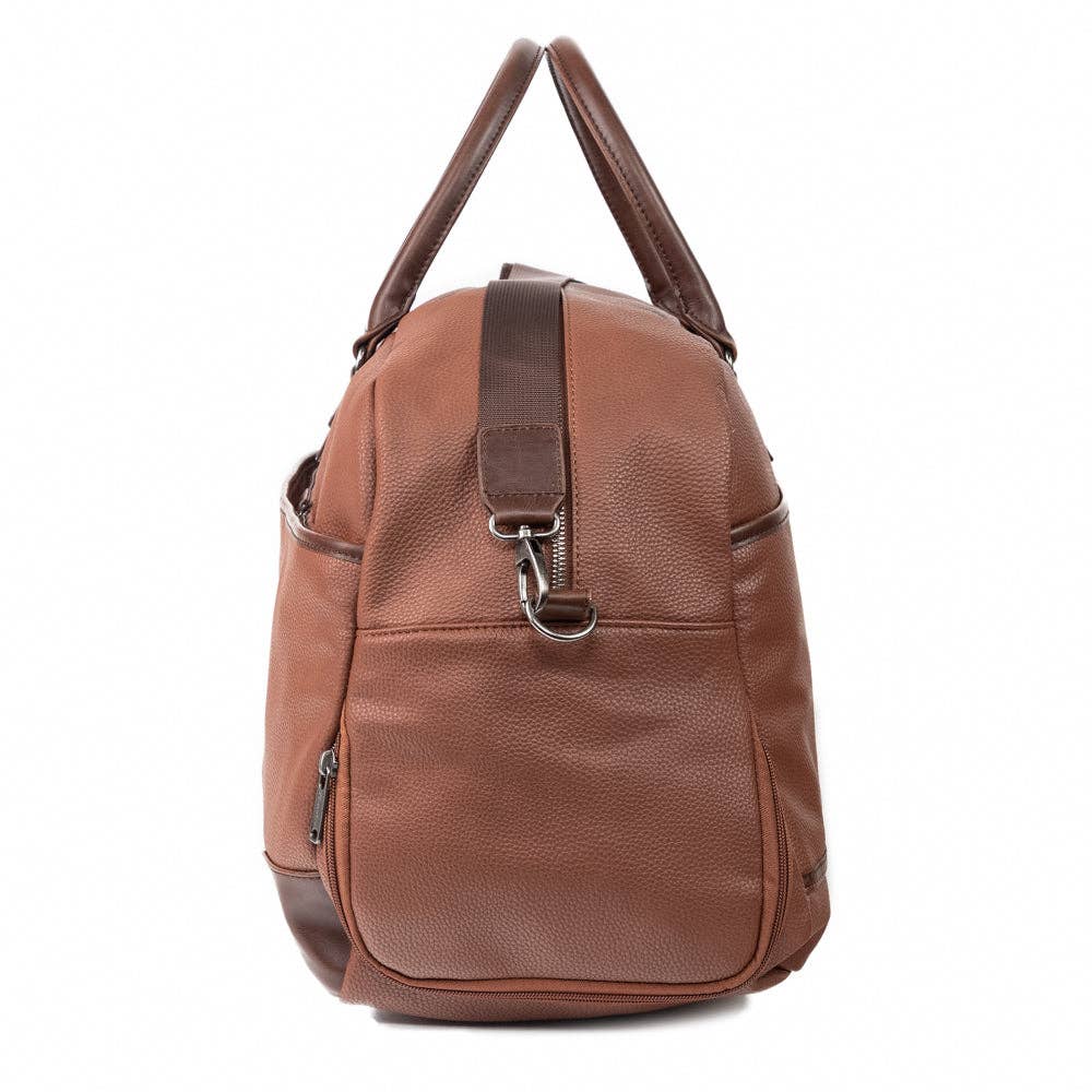 The Davidson Duffel Bag: Brown