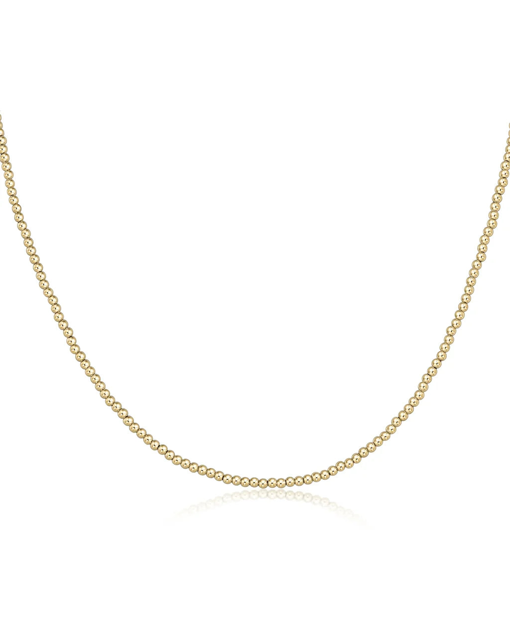 17" Choker Classic Gold 2.5mm Bead
