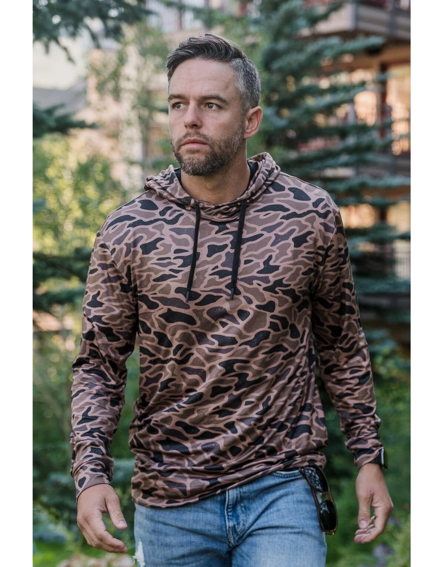 Performance Hoodie In Gauge Camo