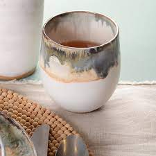 Etta B Pottery Stemless Wine Glass