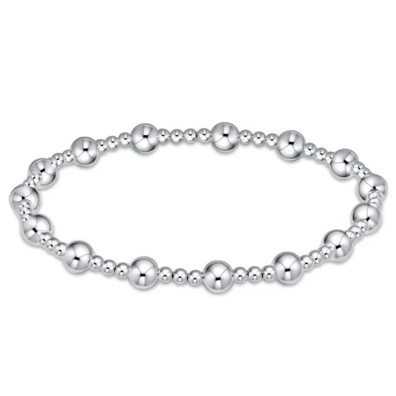 Classic Sincerity Pattern 5mm Bead Bracelet - Extends