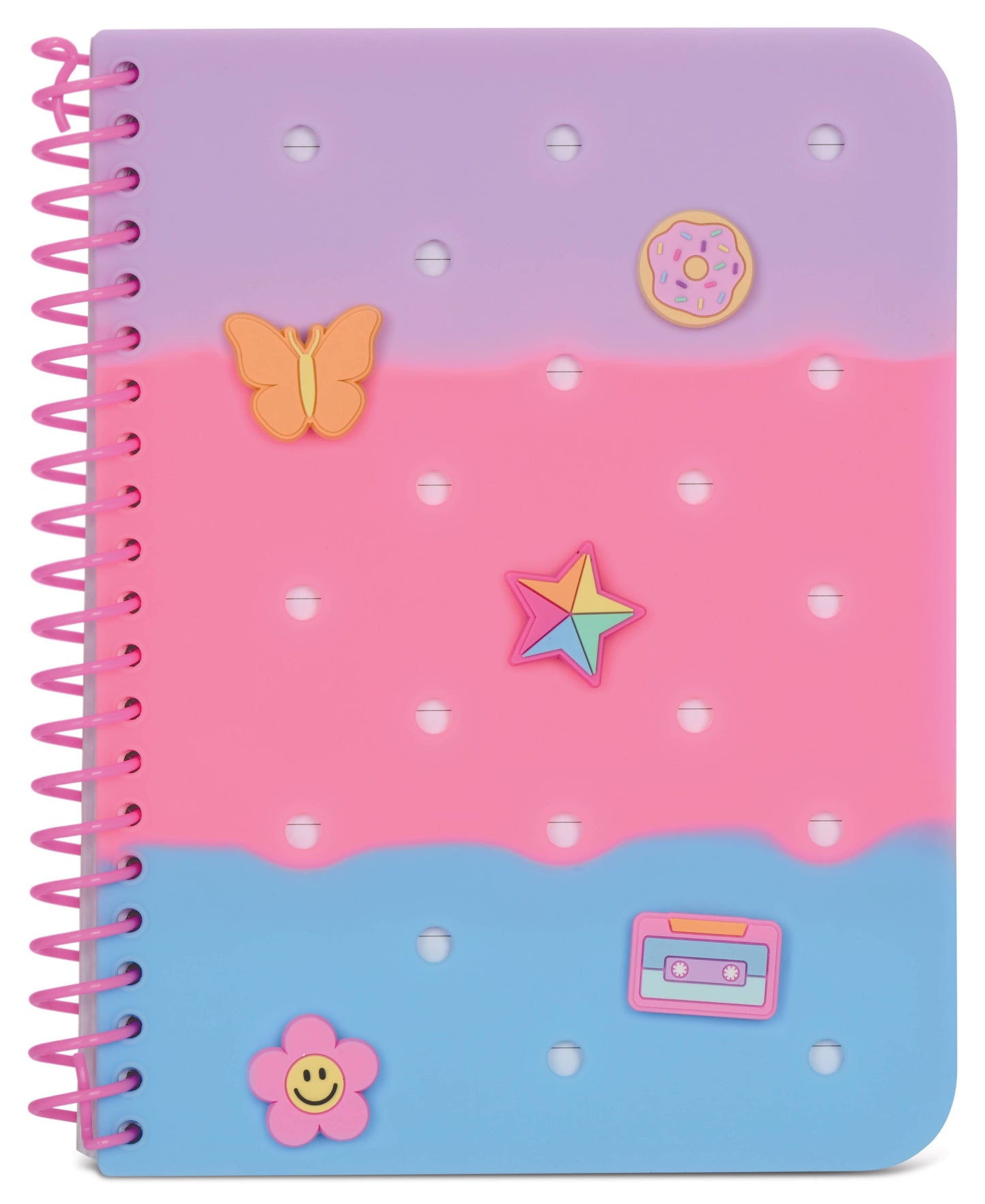 TIE DYE CHARMED JOURNAL - INCLUDES 5 CHARMS