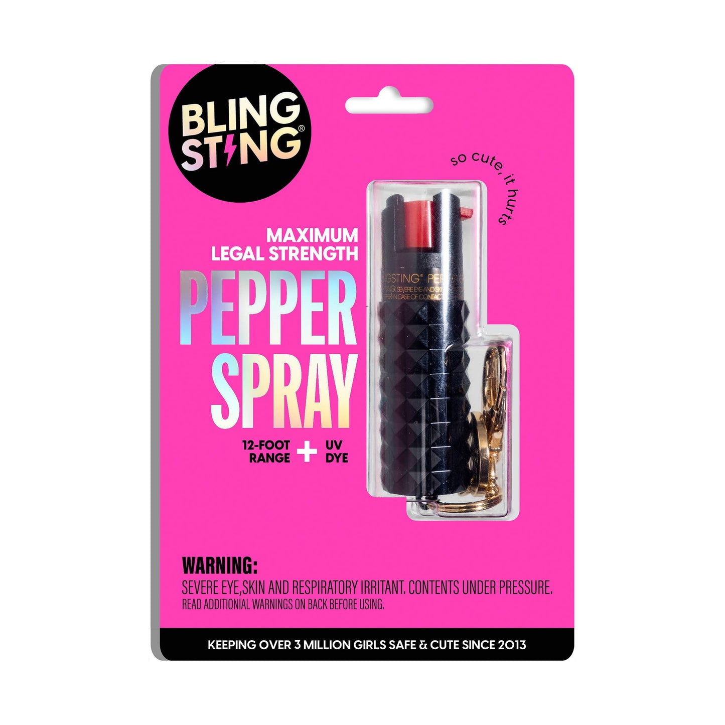 Metallic Studded Pepper Spray