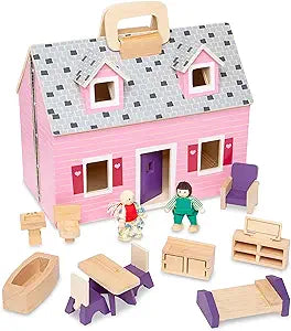 Fold & Go Wooden Dollhouse