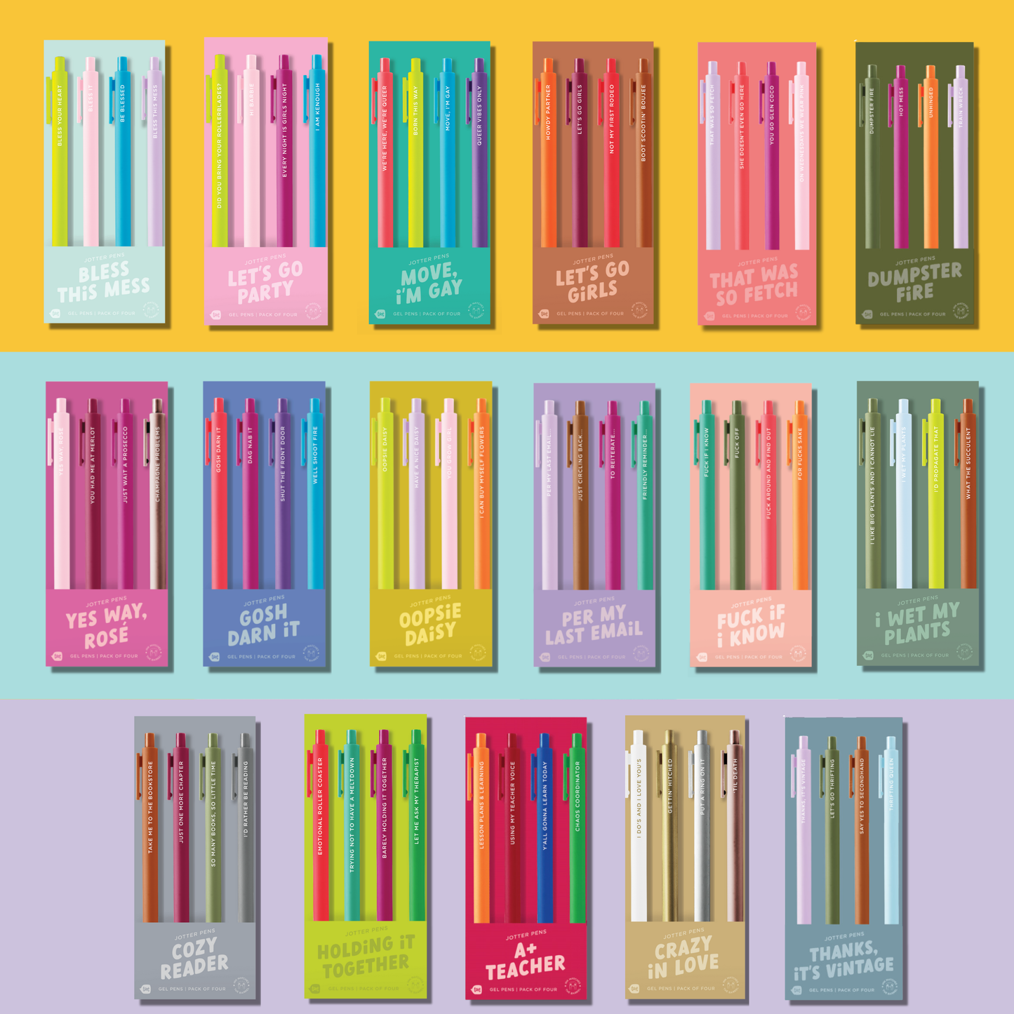 Jotter Sets 4 Pack: Neurospicy