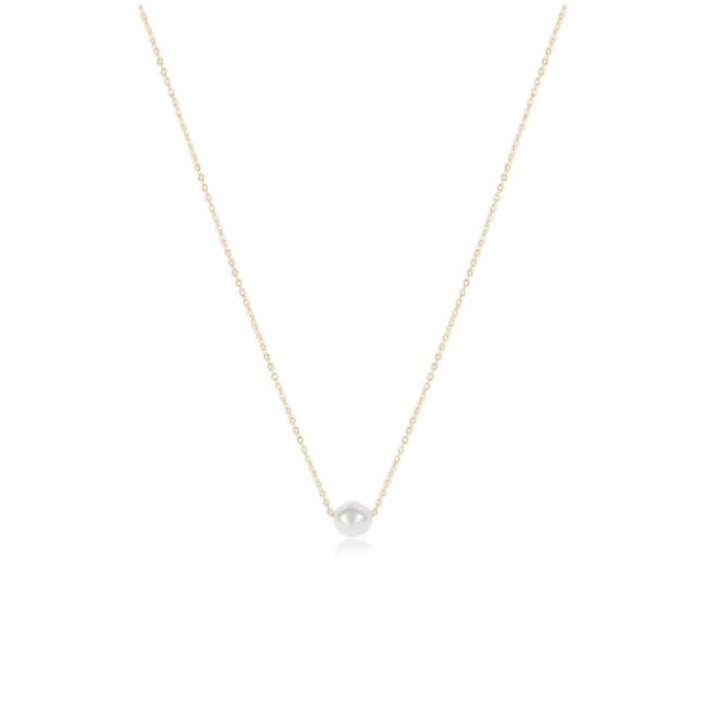 16" NECKLACE GOLD - ADMIRE PEARL