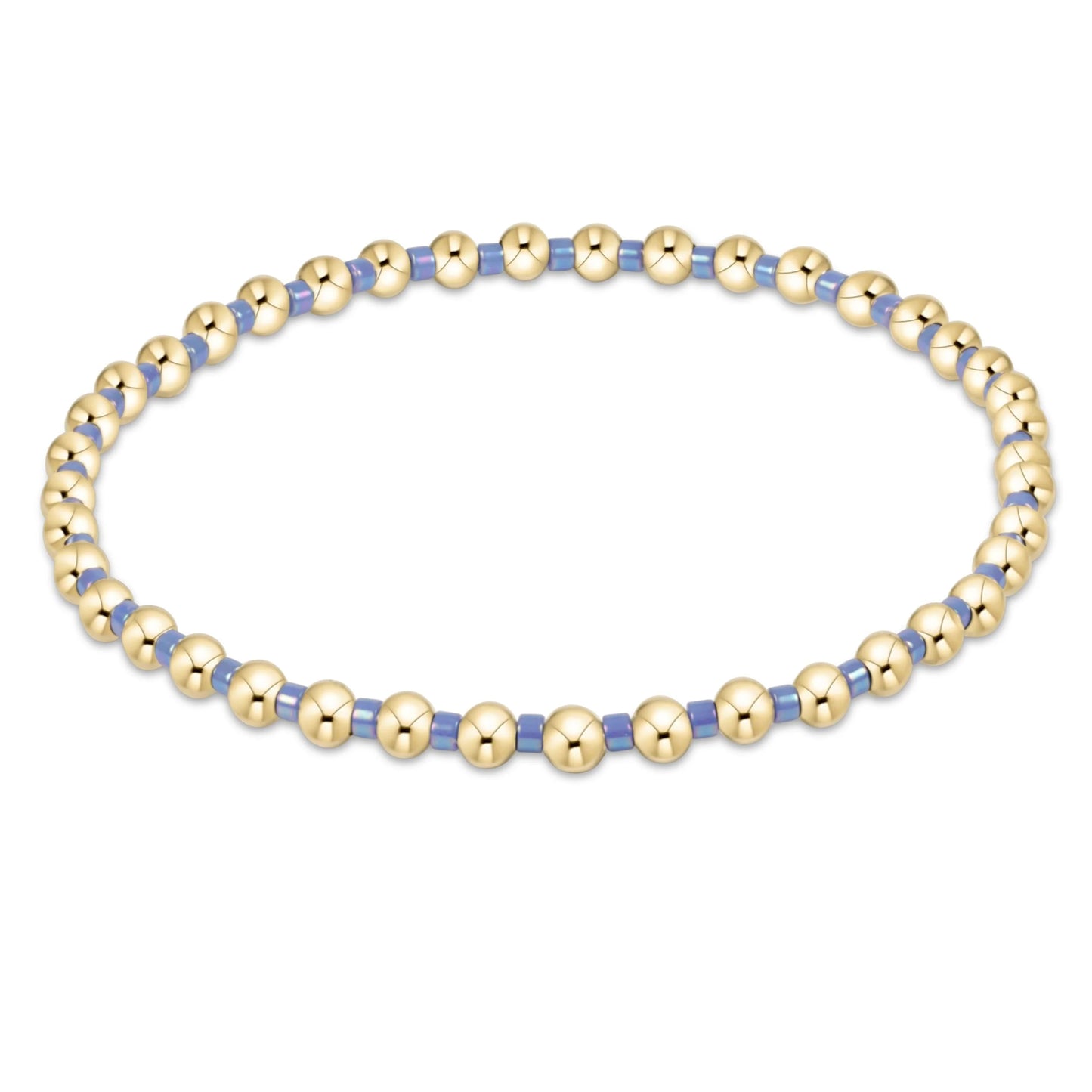 HOPE GRATEFUL BRACELET - BLUE METALLIC