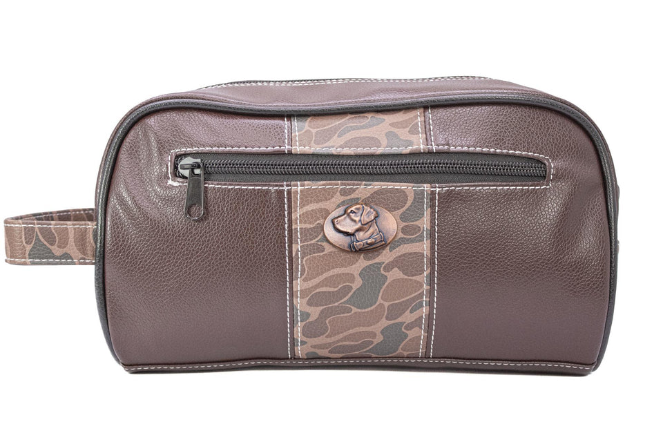 Old School Camo Toiletry Bag Lab