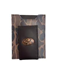 Old School Camo Front Pocket Wallet Lab