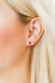 Screwback Stud Earrings in Catherine Cross