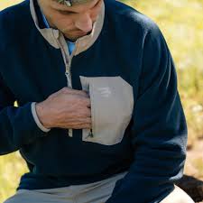 Micro Fleece Jacket Dark Blue