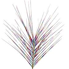 Royal Rainbow Mylar Spray 26.5"