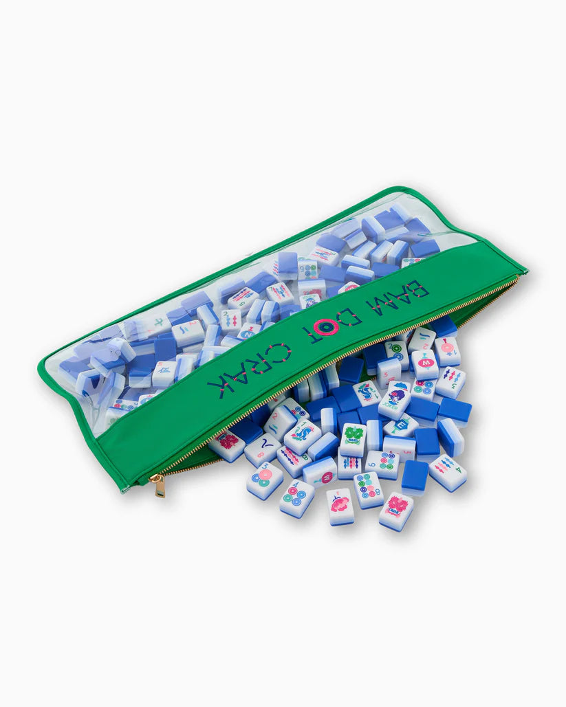 Kelly Green Mahjong Bag