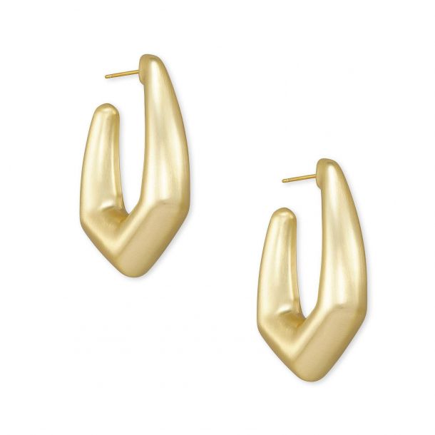 KAIA SMALL HOOP EAR GOLD METAL