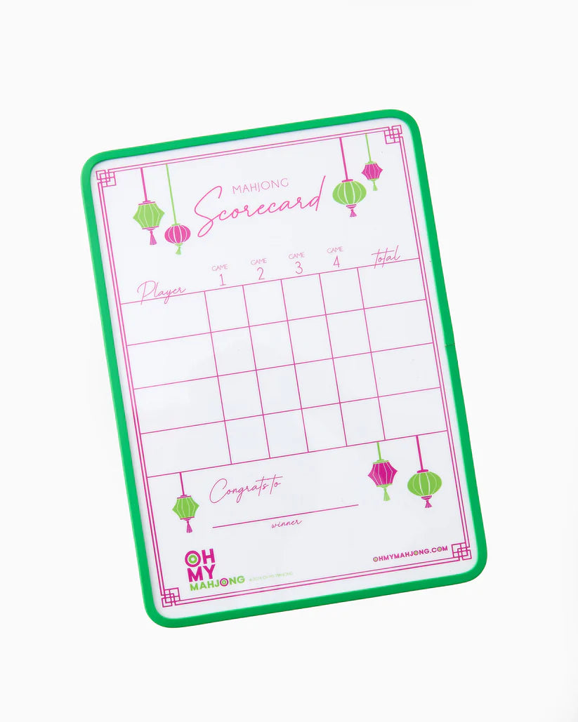 Mahjong Lantern Scorecard