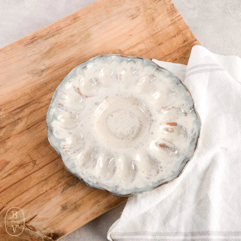 Etta B Pottery Egg Platter