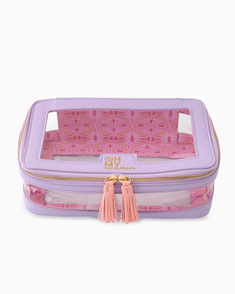 Mahjong Tile Storage Bag Lavender