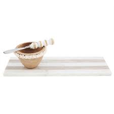 Mud Pie Stripe Marbel Board