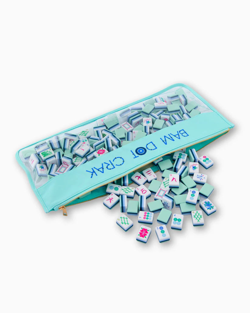 Mint Mahjong Bag