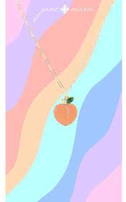 Peach Scout Girl Necklace