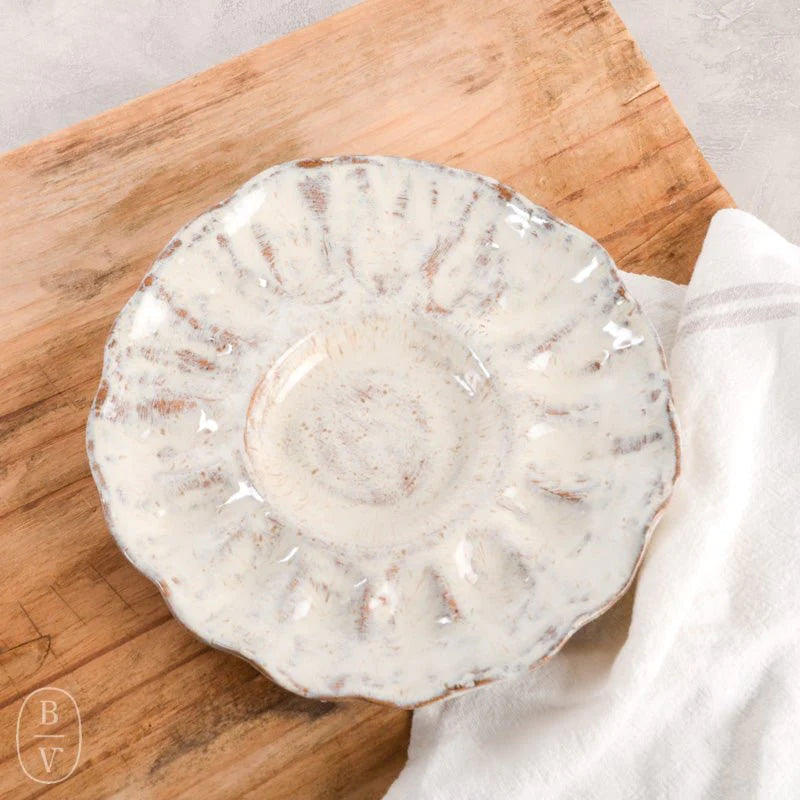 Etta B Pottery Egg Platter