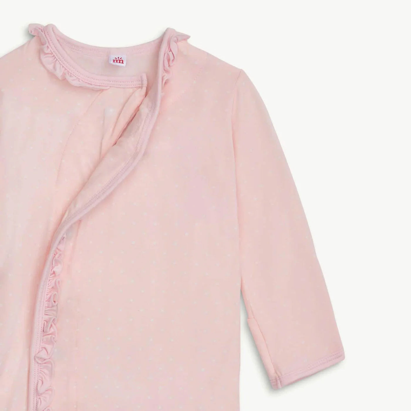 Pin Dot Pink Gown + Hat Set