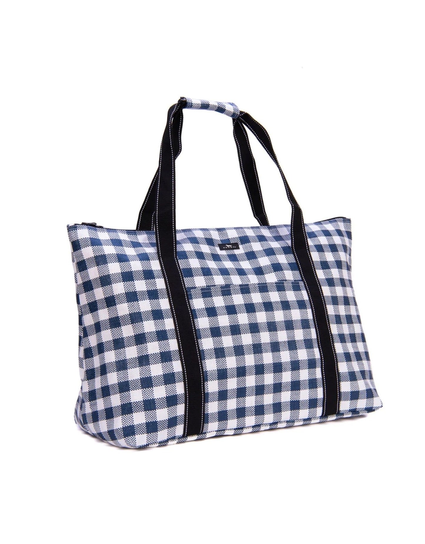 On Holiday Shoulder Bag in Navy & White
