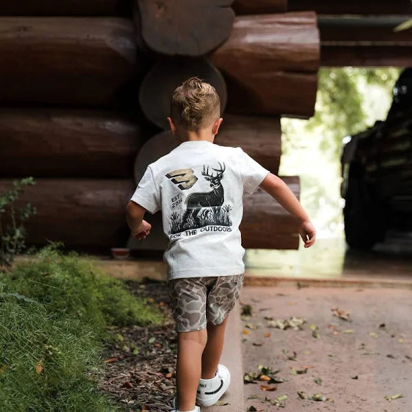 Youth Tee - For The Outdoors - SS - Heather