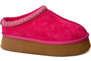 Pillow Talk - Fuchsia Faux Suede