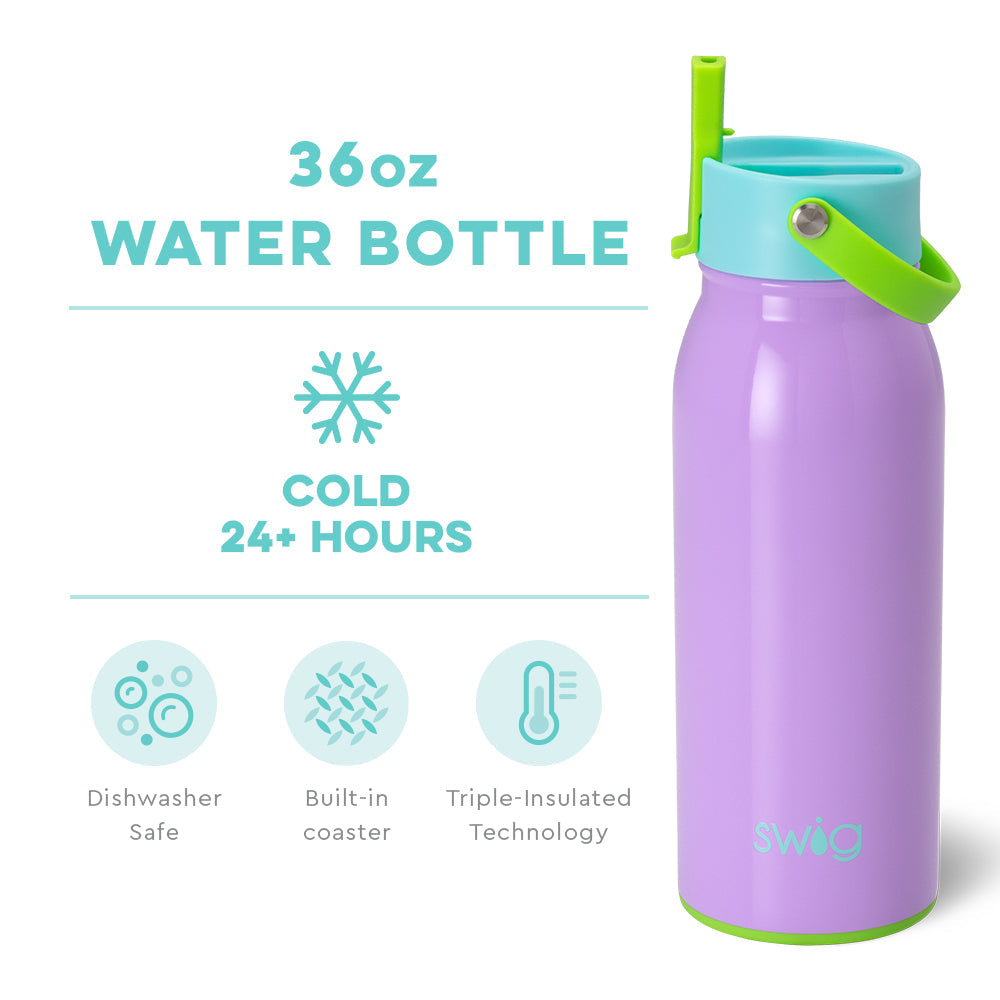 Ultra Violet Flip + Sip Bottle 36oz