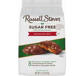 Sugar Free Milk Chocolate Pecan Delight Mini Gusset Bag