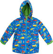 Transportation Printed Raincoat