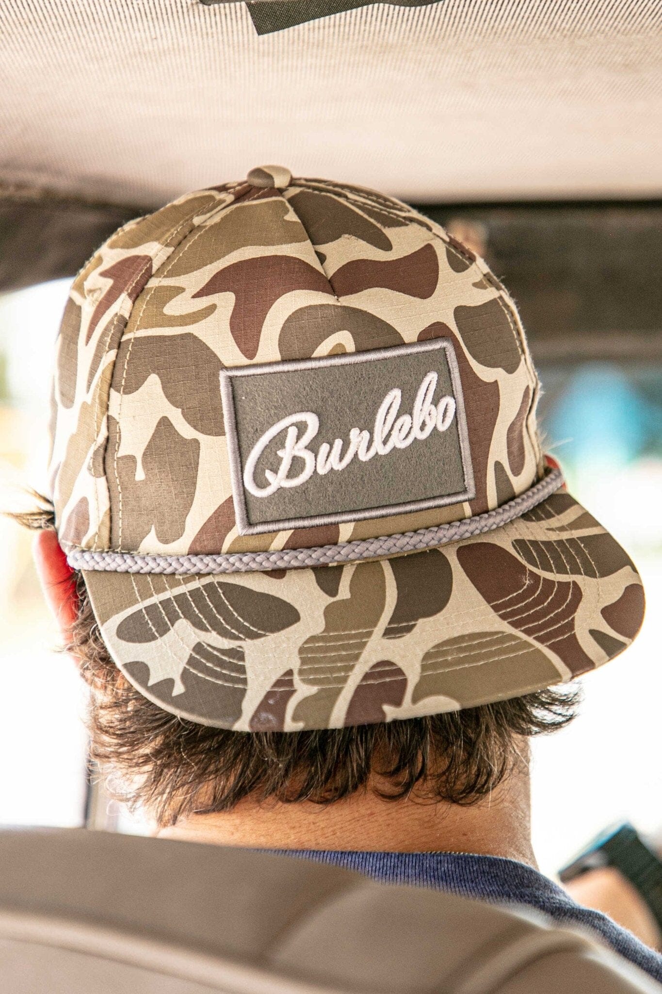 Cap - BURLEBO Grey Patch Camo
