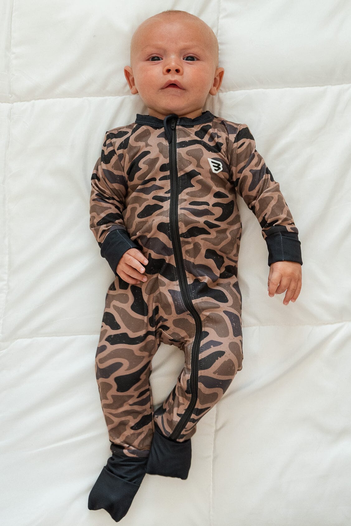 Baby Zip Up in Gauge Camo