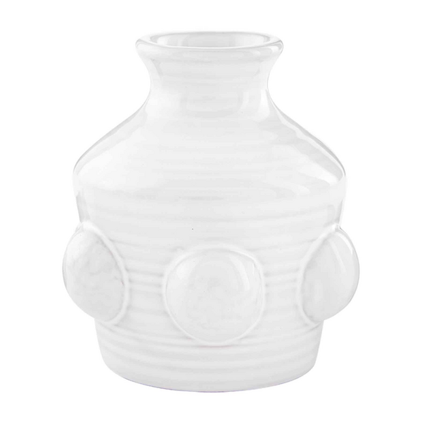 Short Beaded Bud Stem Vase