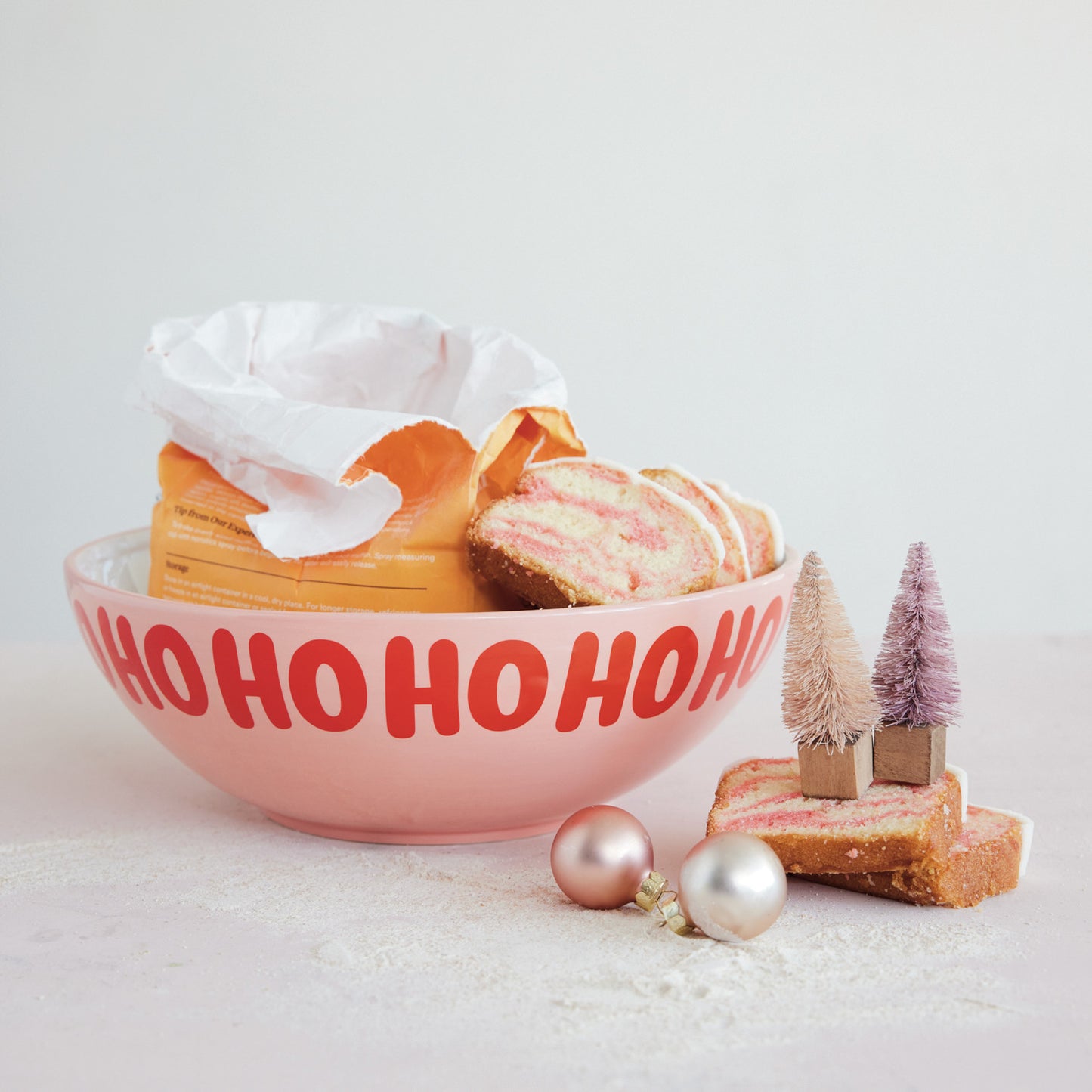 Ceramic Serving Bowl "Ho Ho Ho…"