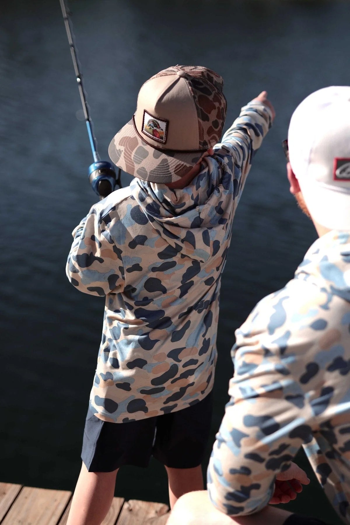 Youth Performance Hoodie in Rockport Camo