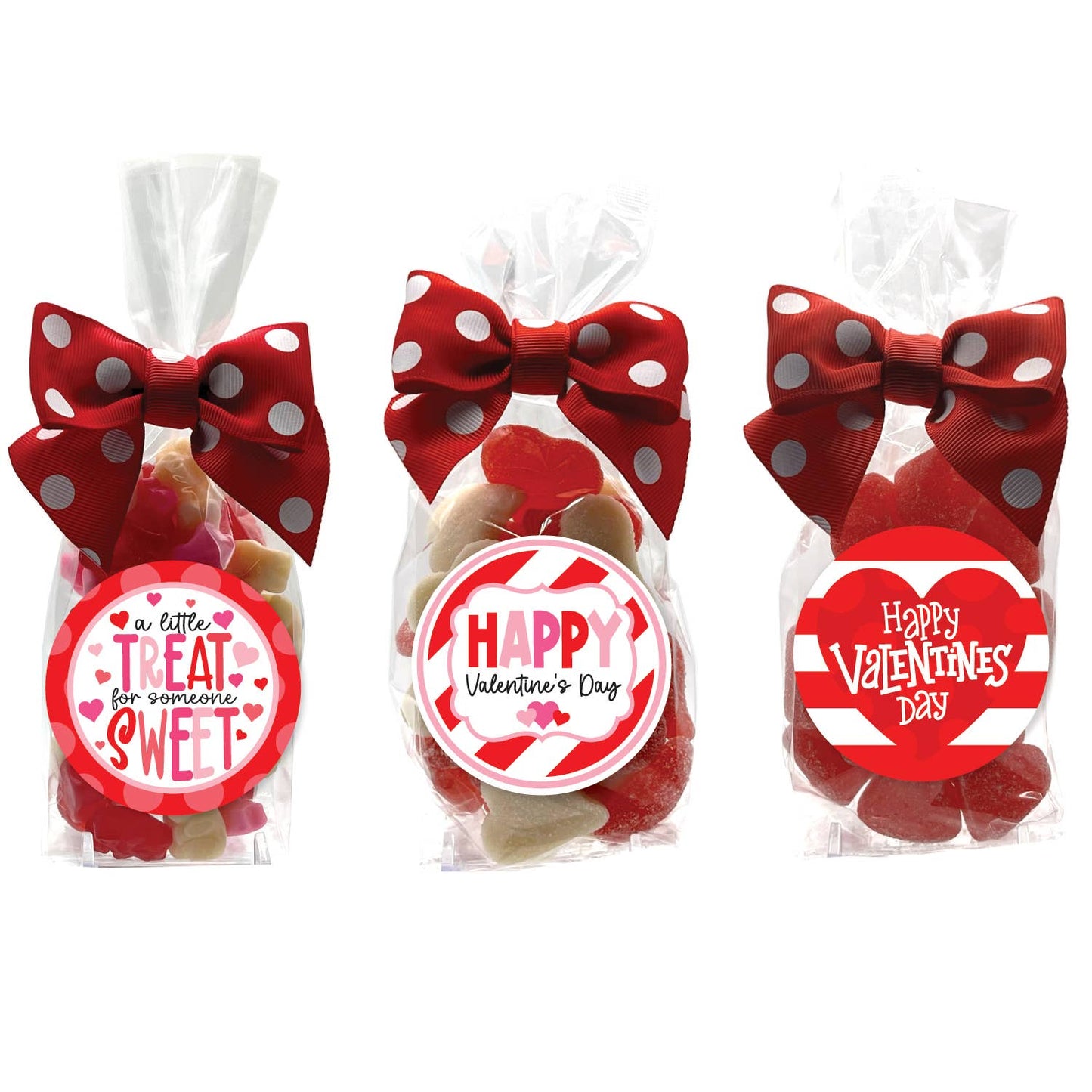 Valentine Gummy Candy Treat Bags