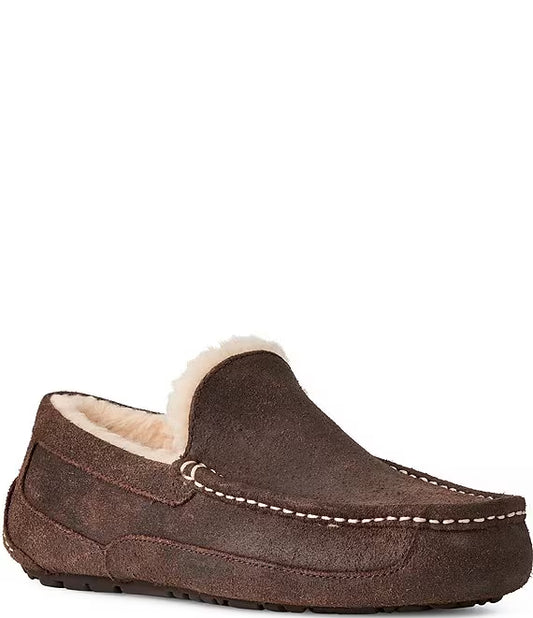 Ascot Leather Distressed Dusted Cocoa Men