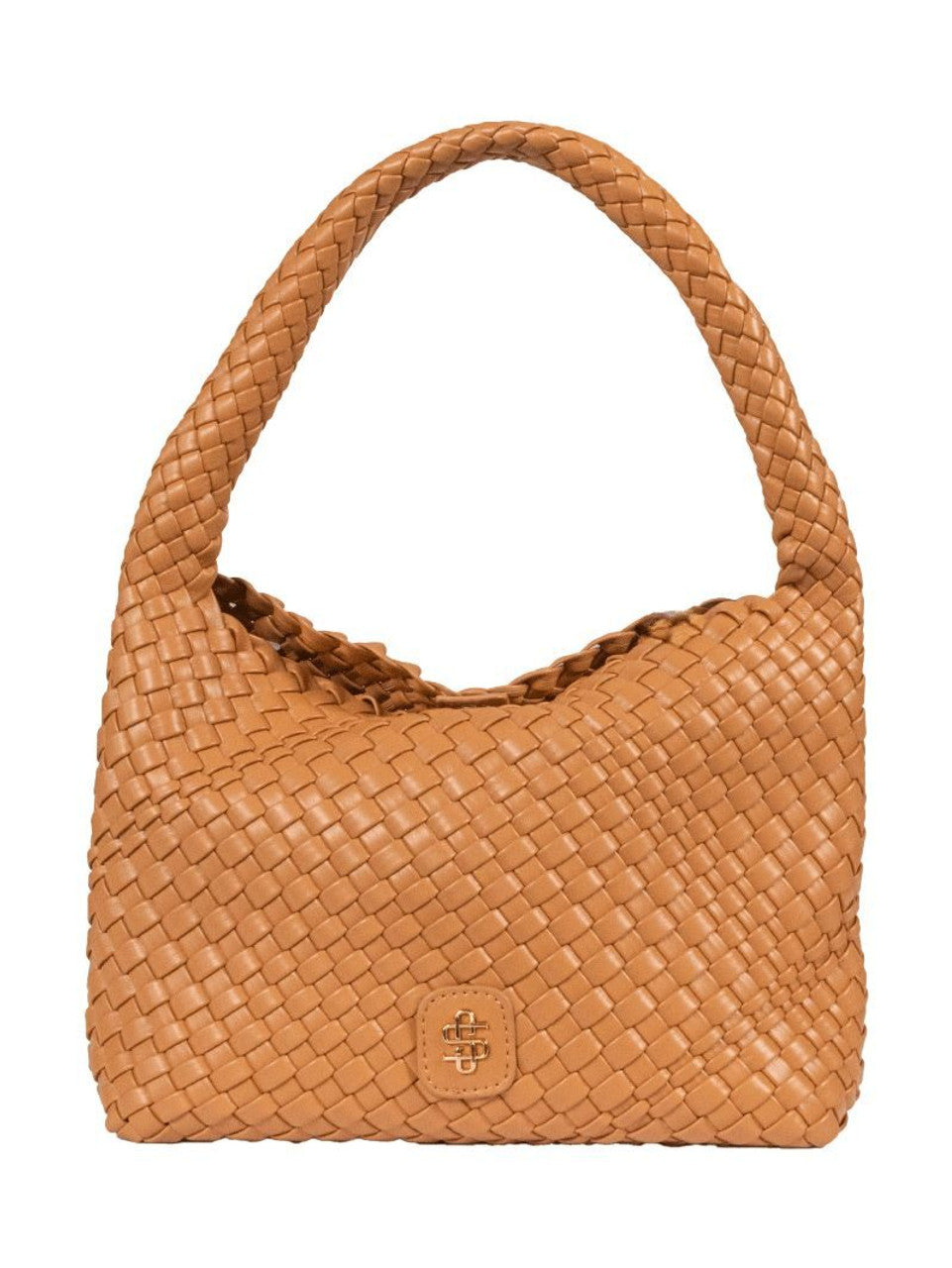 Leather Weave Crossbody Purse