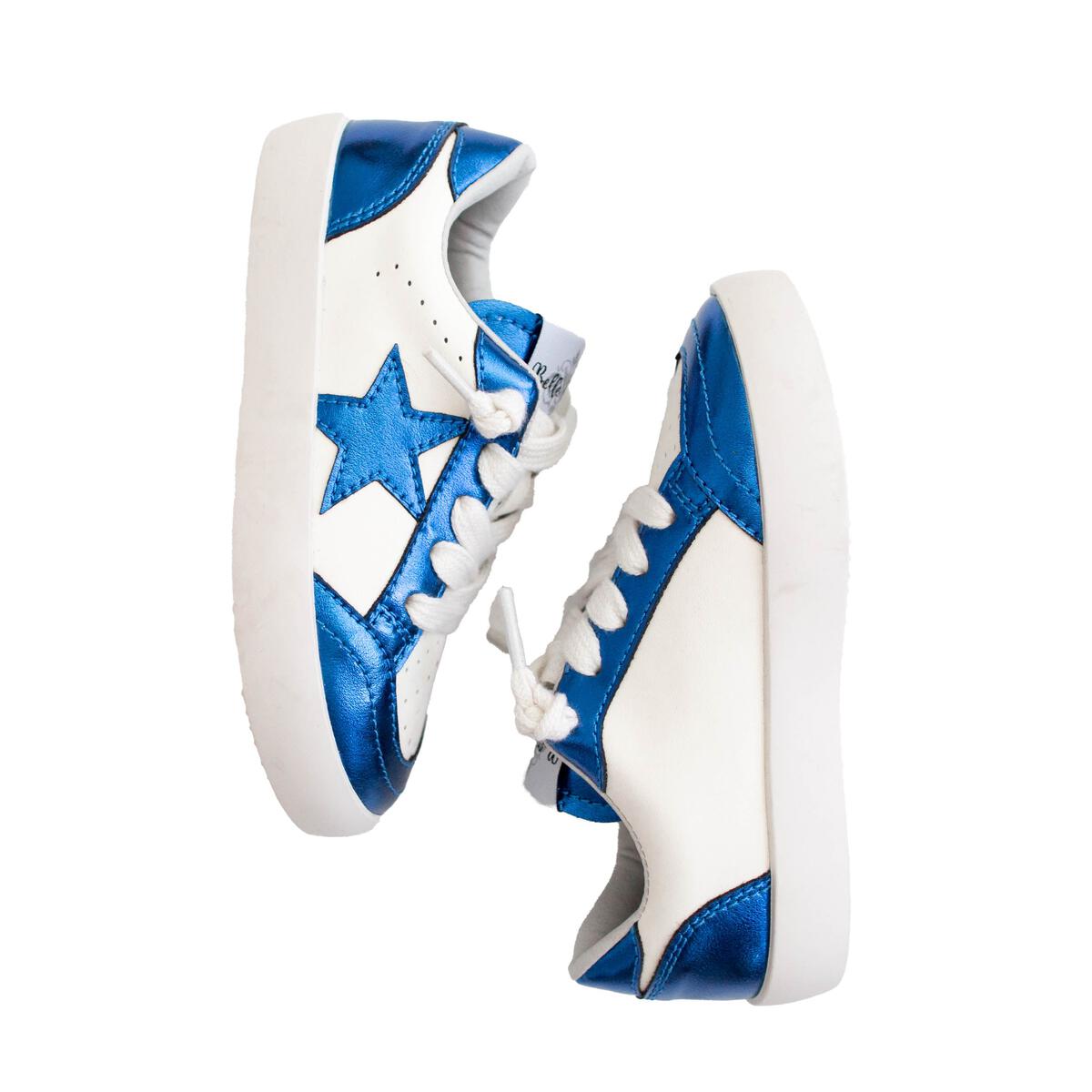 Kids Royal Blue Star Sneakers