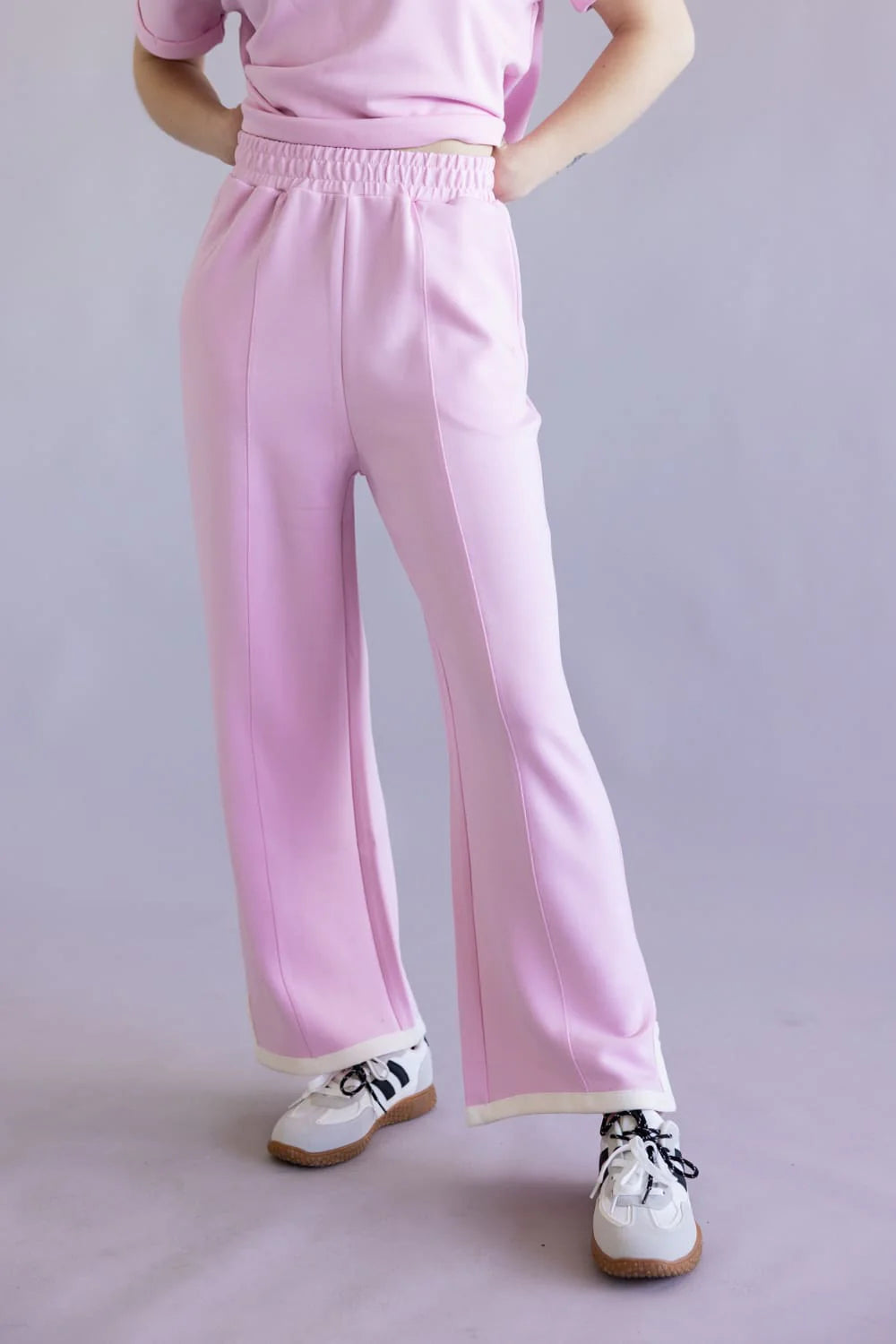 Butter Soft Pintuck Pant Blush