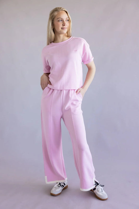 Butter Soft Pintuck Pant Blush
