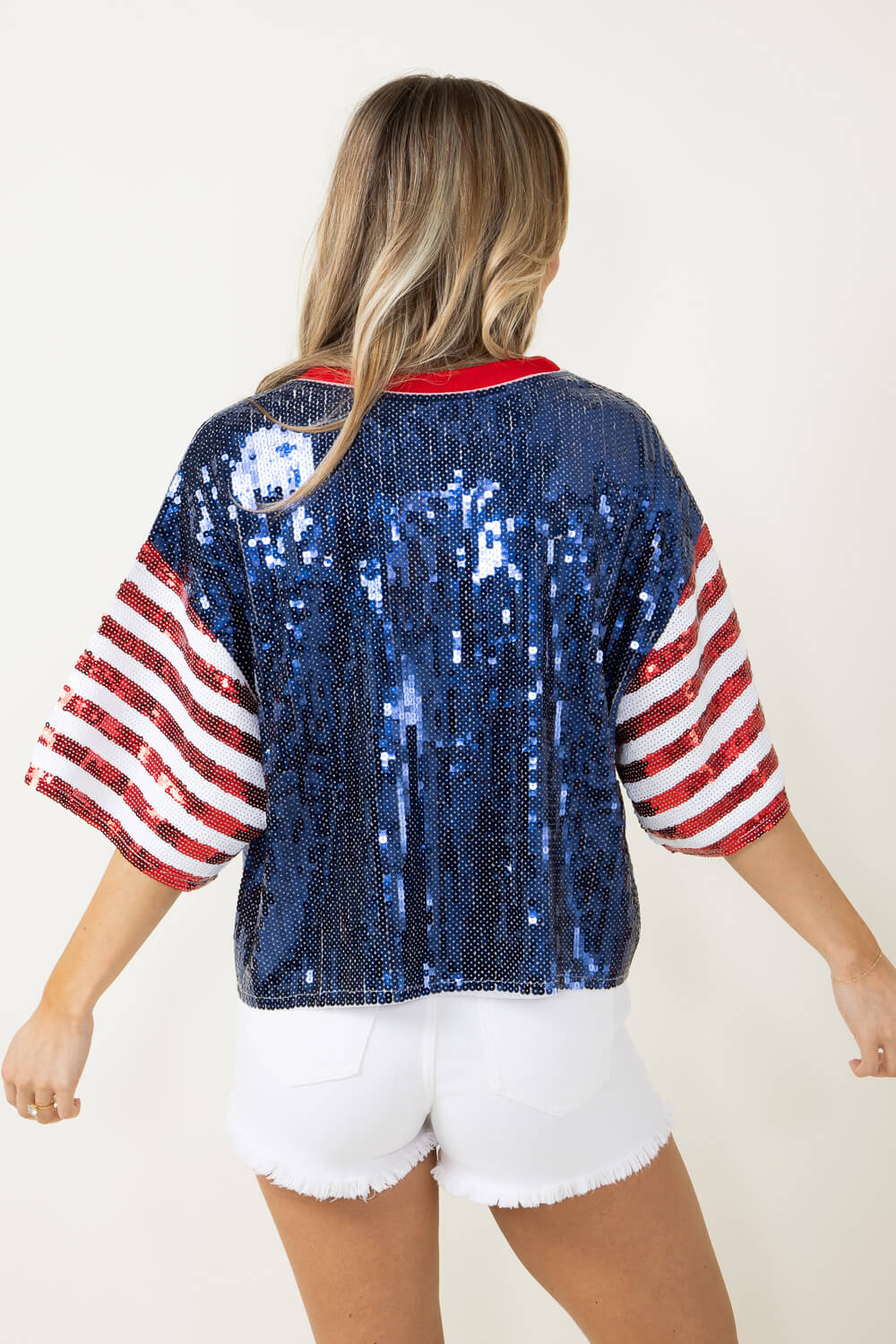 USA Sequin Top