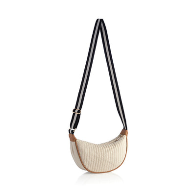 Ezra Crossbody in Ivory